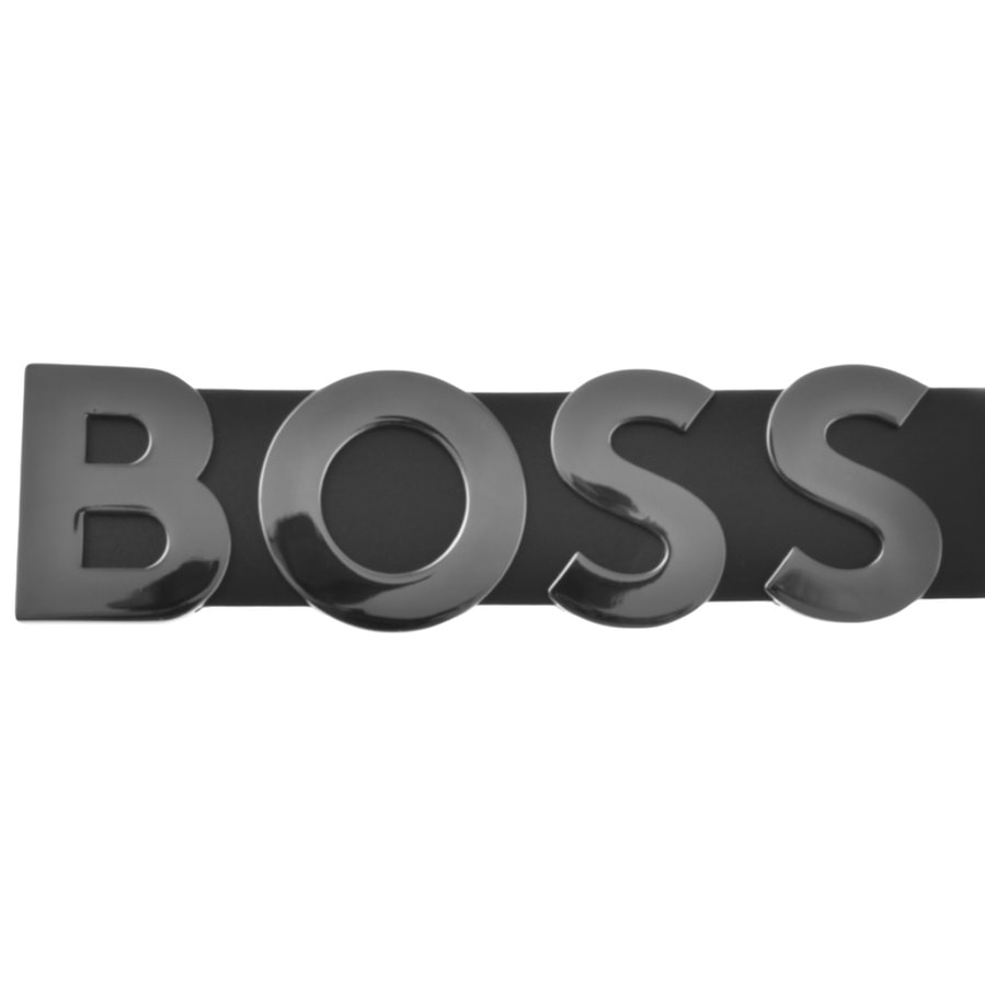 Alternative Image for ProductBOSS Bold G Leather Belt Black3