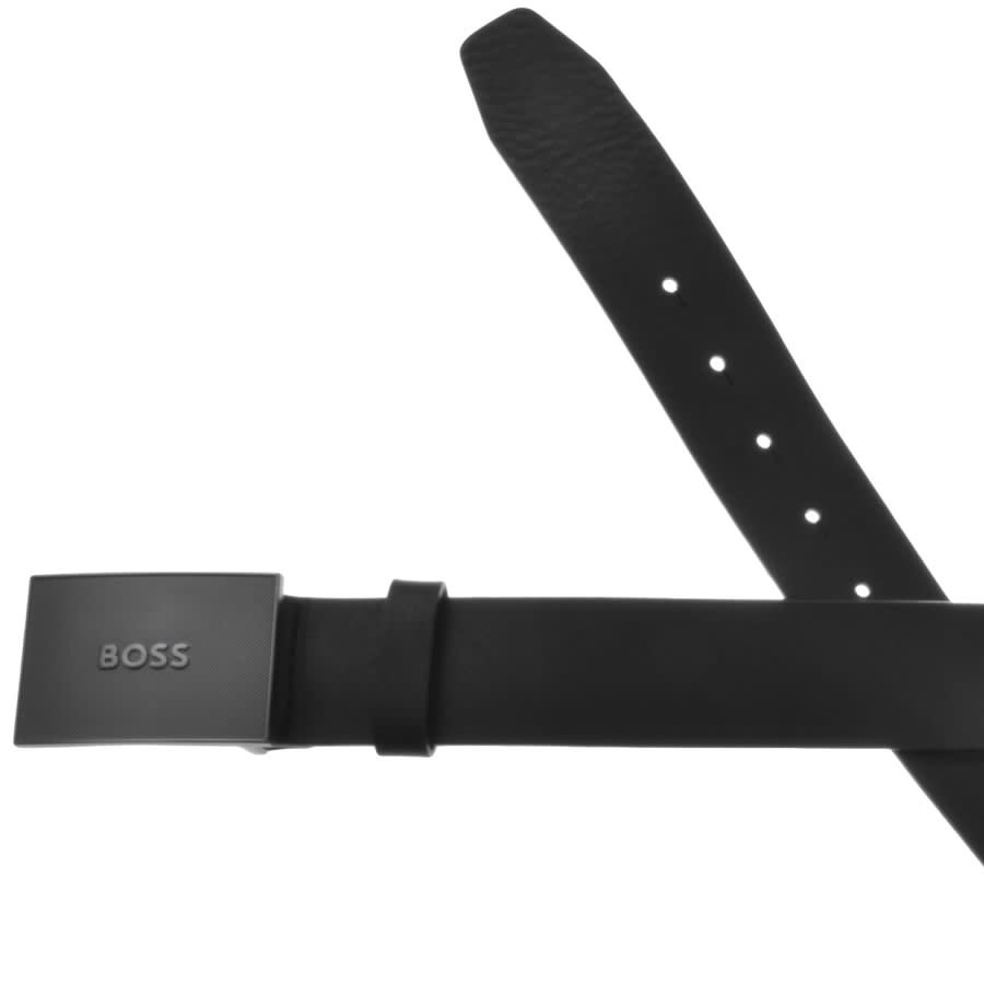 Alternative Image for ProductBOSS Icon Leather Belt Black2