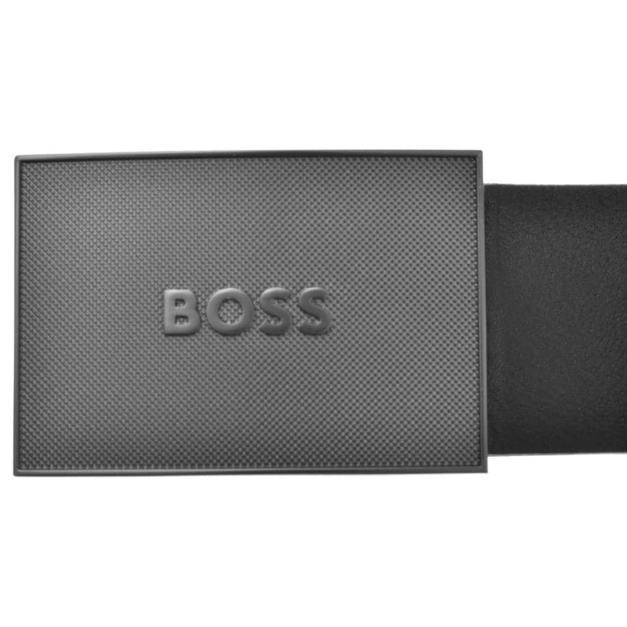 Alternative Image for ProductBOSS Icon Leather Belt Black3