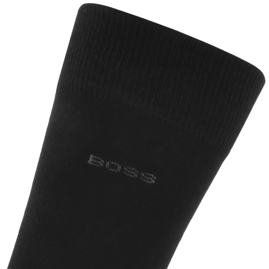 Alternative Image for ProductBOSS Double Pack Socks Black3