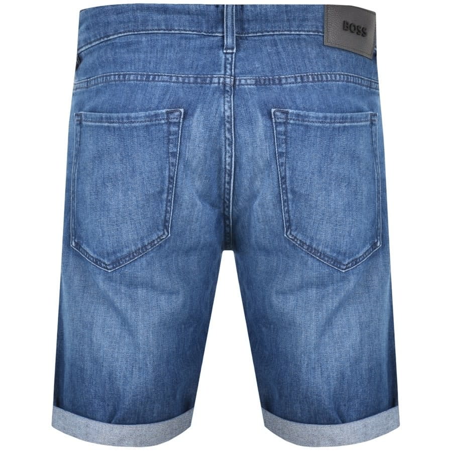 Alternative Image for ProductBOSS Marine3 Light Wash Shorts Blue2