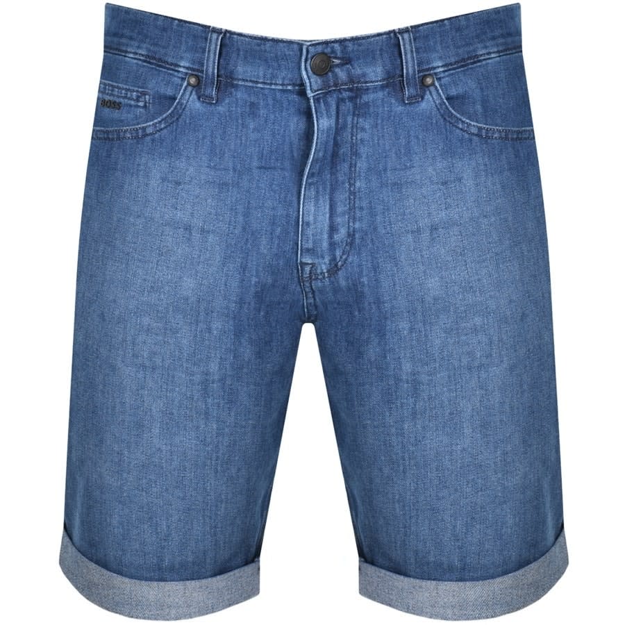 Alternative Image for ProductBOSS Marine3 Light Wash Shorts Blue1