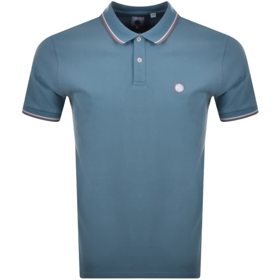 Alternative Image for ProductPretty Green Barton Polo T Shirt Blue1