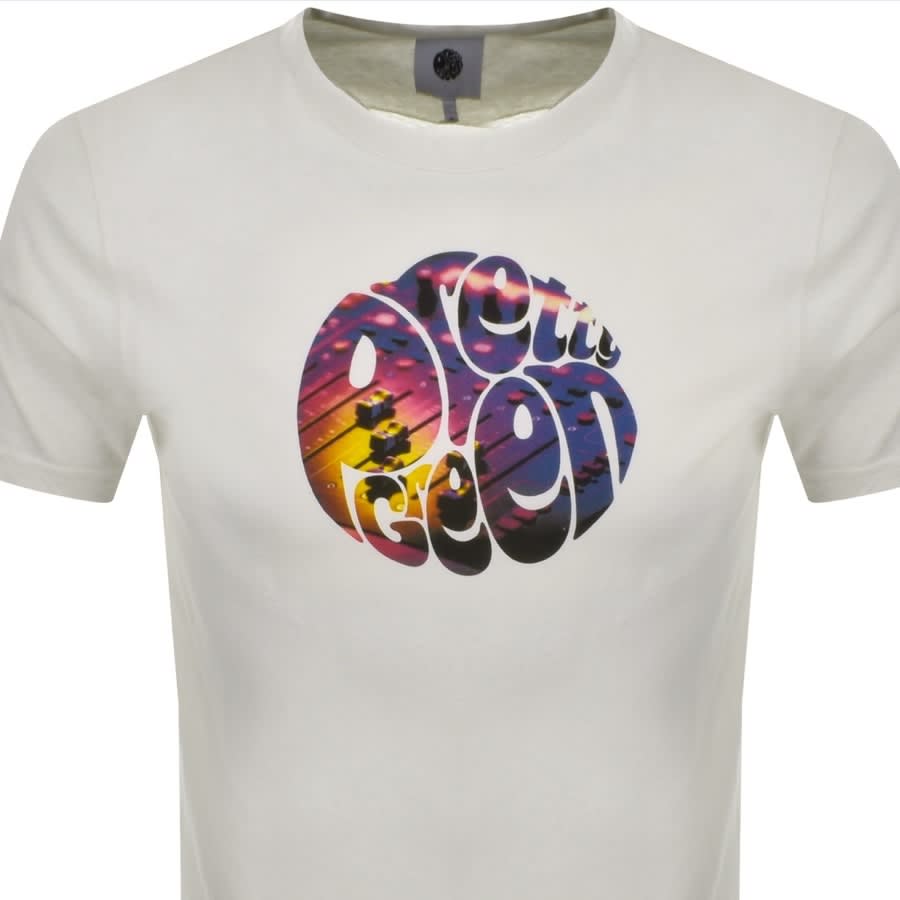 Alternative Image for ProductPretty Green Mixer Logo T Shirt Off White2