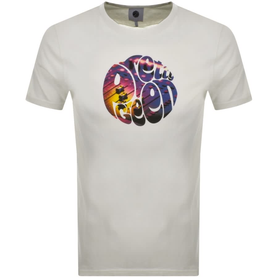 Alternative Image for ProductPretty Green Mixer Logo T Shirt Off White1