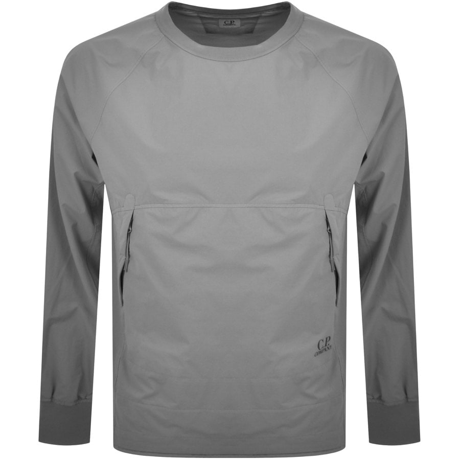 Alternative Image for ProductCP Company Dyshell Utility Sweatshirt Grey1