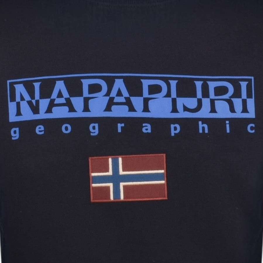 Alternative Image for ProductNapapijri Ayas Flag Logo Sweatshirt Navy3