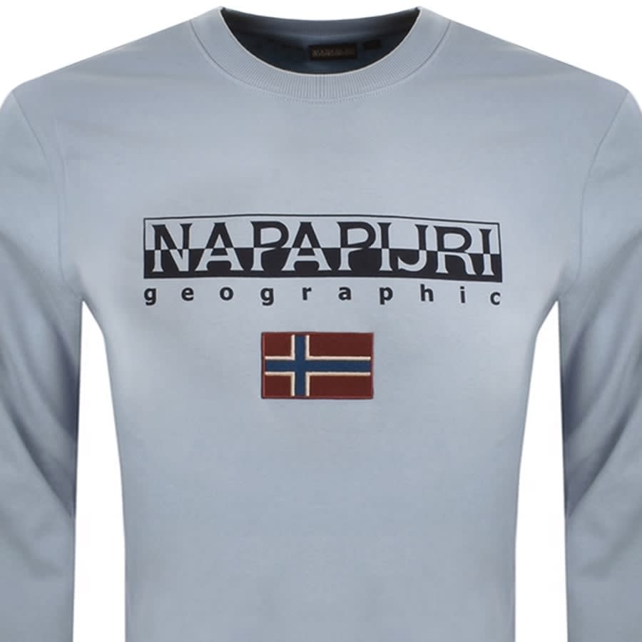 Alternative Image for ProductNapapijri Ayas Flag Logo Sweatshirt Blue2