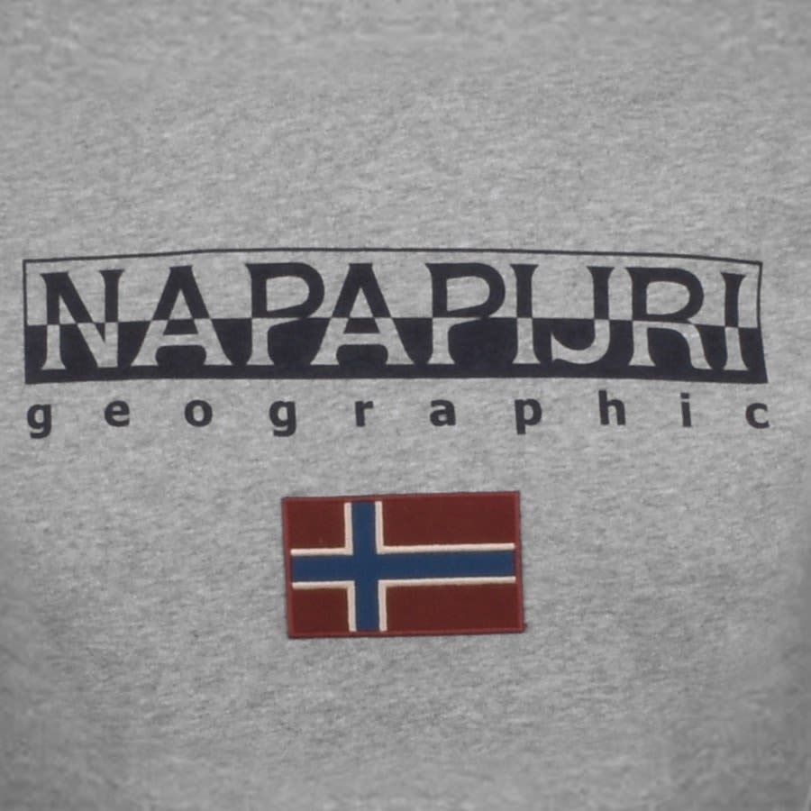 Alternative Image for ProductNapapijri Ayas Flag Logo Sweatshirt Grey3