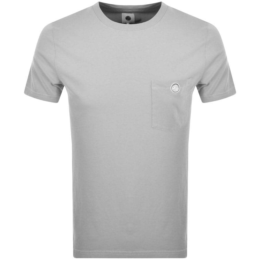 Alternative Image for ProductPretty Green Vega Pocket T Shirt Light Blue1