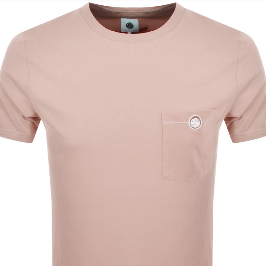 Alternative Image for ProductPretty Green Vega Pocket T Shirt Pink2