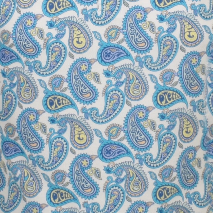Alternative Image for ProductPretty Green Campbell Paisley Polo T Shirt Purple3
