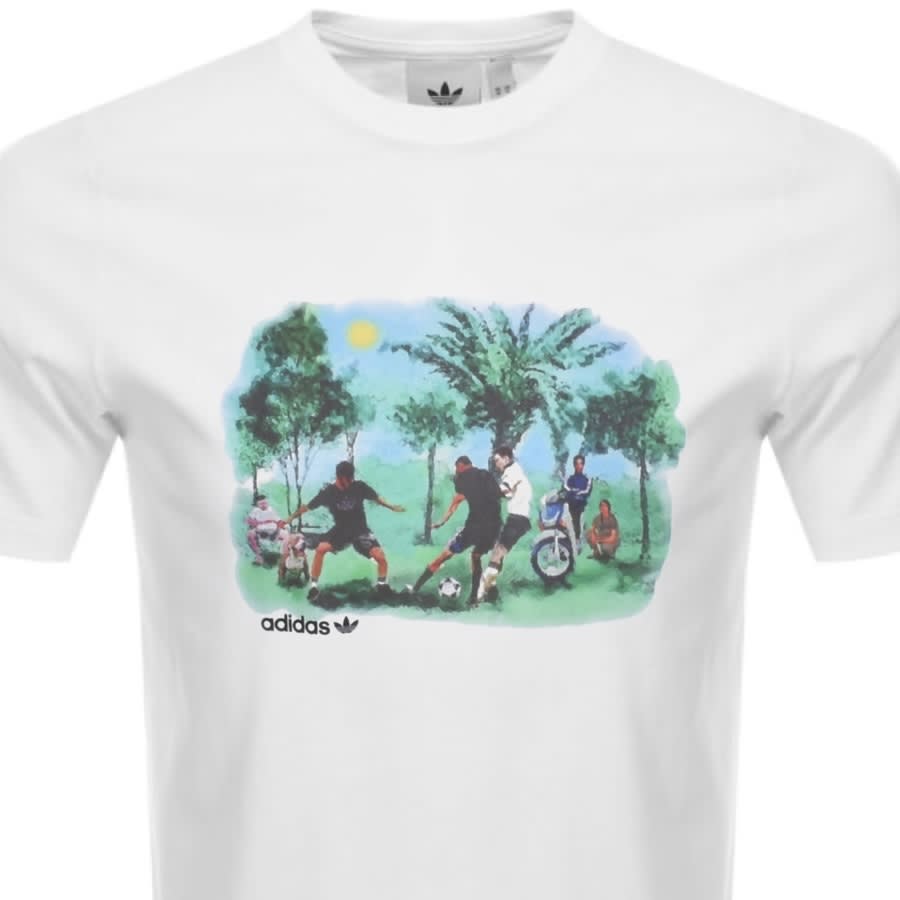 Alternative Image for Productadidas Originals Sport Summer T Shirt White2