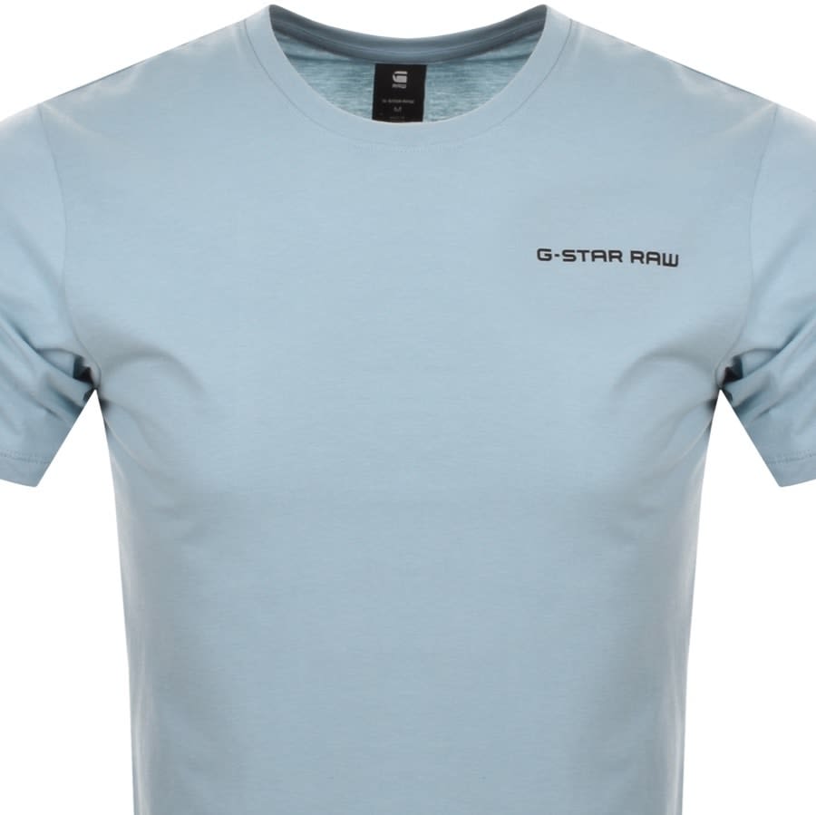 Alternative Image for ProductG Star Raw Base Logo T Shirt Blue2