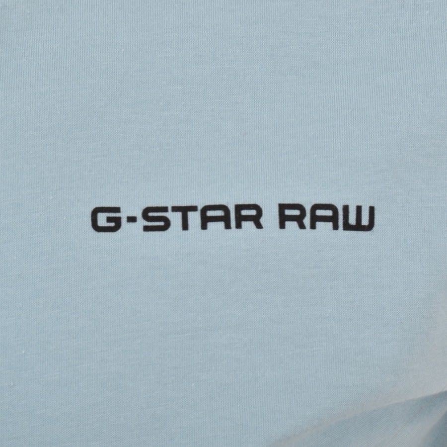 Alternative Image for ProductG Star Raw Base Logo T Shirt Blue3