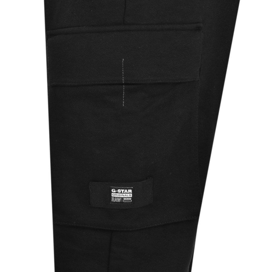 Alternative Image for ProductG Star Raw Cargo Pocket Jogging Bottoms Black3
