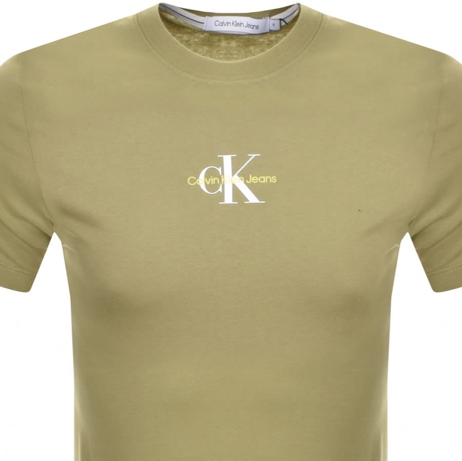 Alternative Image for ProductCalvin Klein Jeans Monogram T Shirt Khaki2
