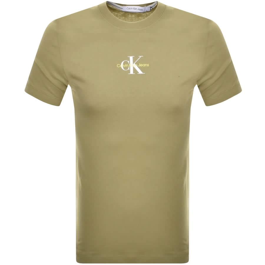 Alternative Image for ProductCalvin Klein Jeans Monogram T Shirt Khaki1