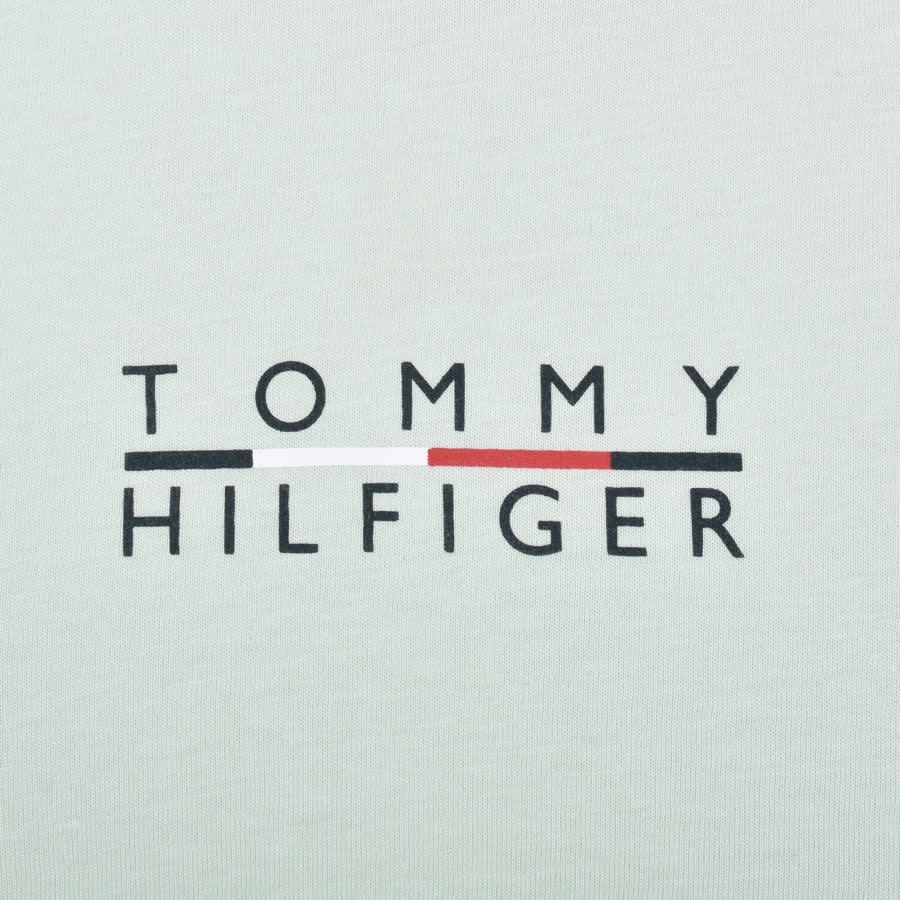 Tommy Hilfiger Logo T Shirt Green | Mainline Menswear