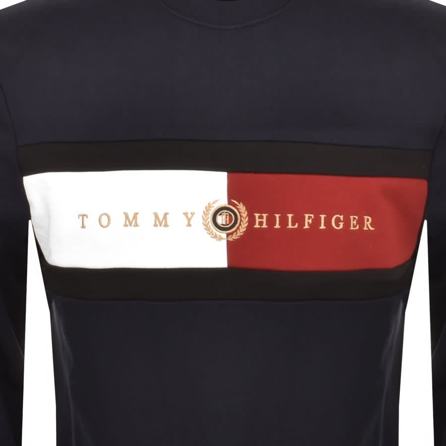 Alternative Image for ProductTommy Hilfiger Logo Sweatshirt Navy3
