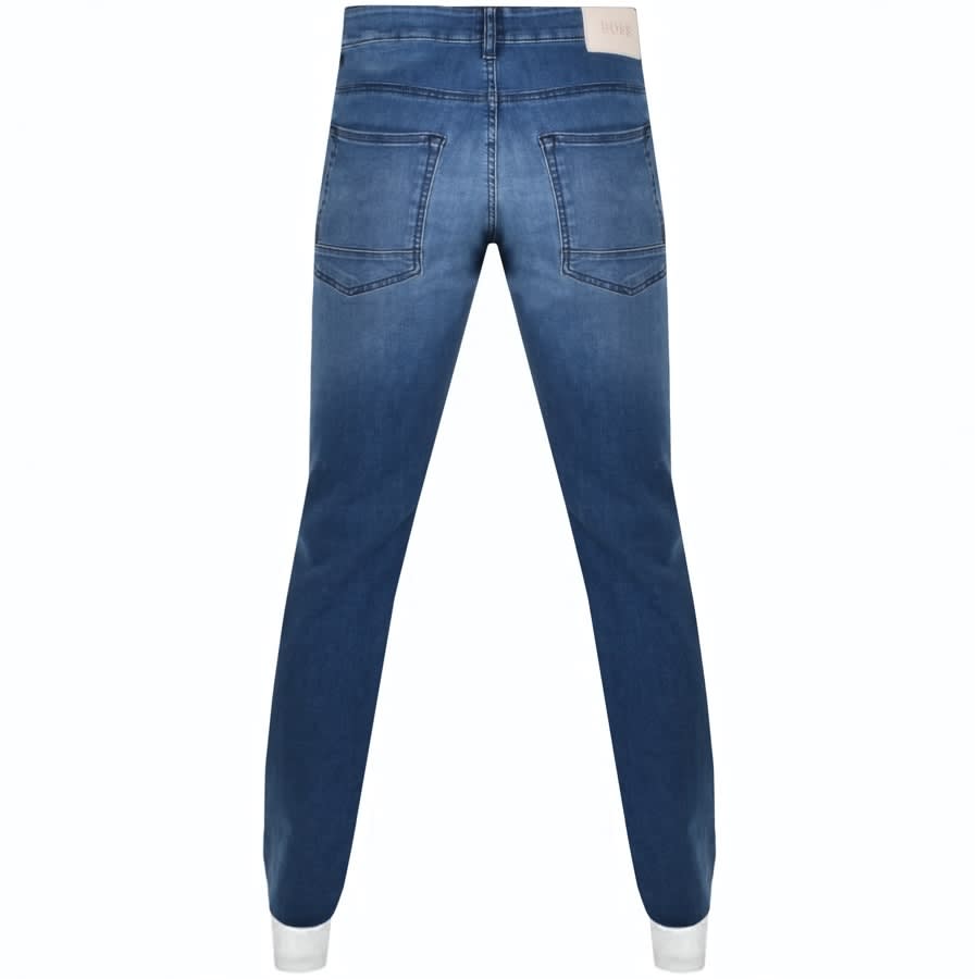 Alternative Image for ProductBOSS Delaware Slim Fit Light Wash Jeans Blue2