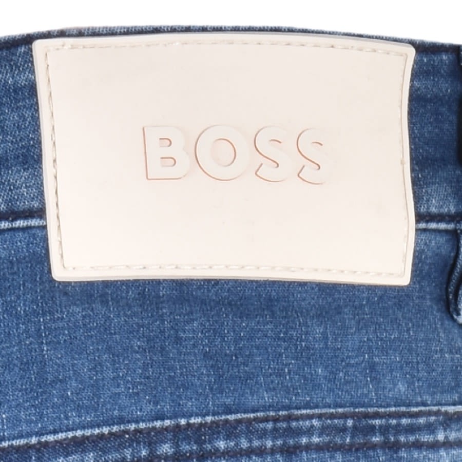 Alternative Image for ProductBOSS Delaware Slim Fit Light Wash Jeans Blue3