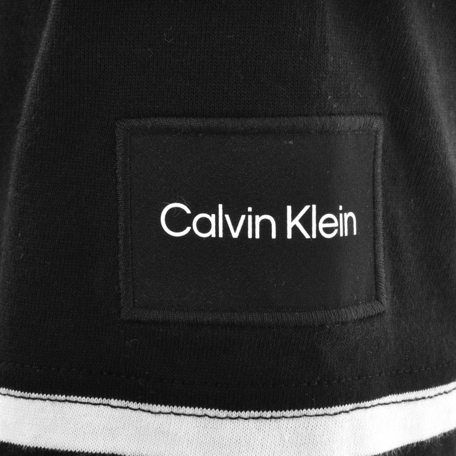 Alternative Image for ProductCalvin Klein Striped Badge T Shirt Black3