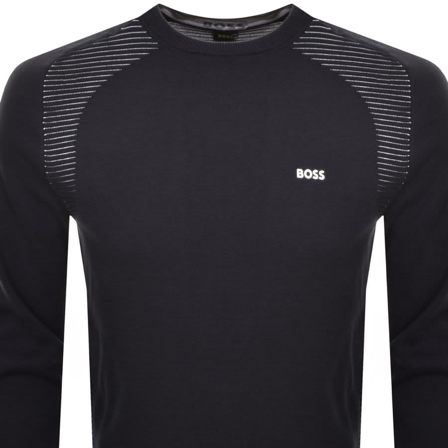Alternative Image for ProductBOSS Ramal Knit Jumper Navy2