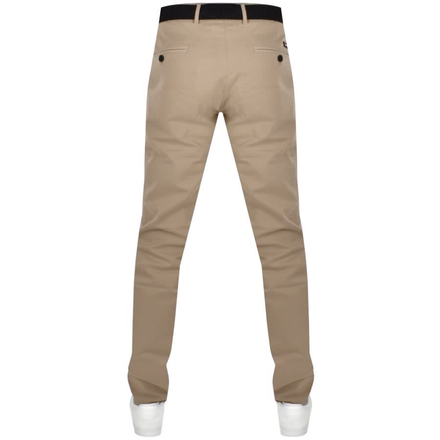Alternative Image for ProductCalvin Klein Slim Fit Chino Trousers Beige2