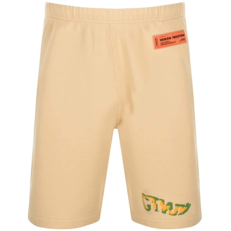 Main Product Image for Heron Preston Pixel Jersey Shorts Beige