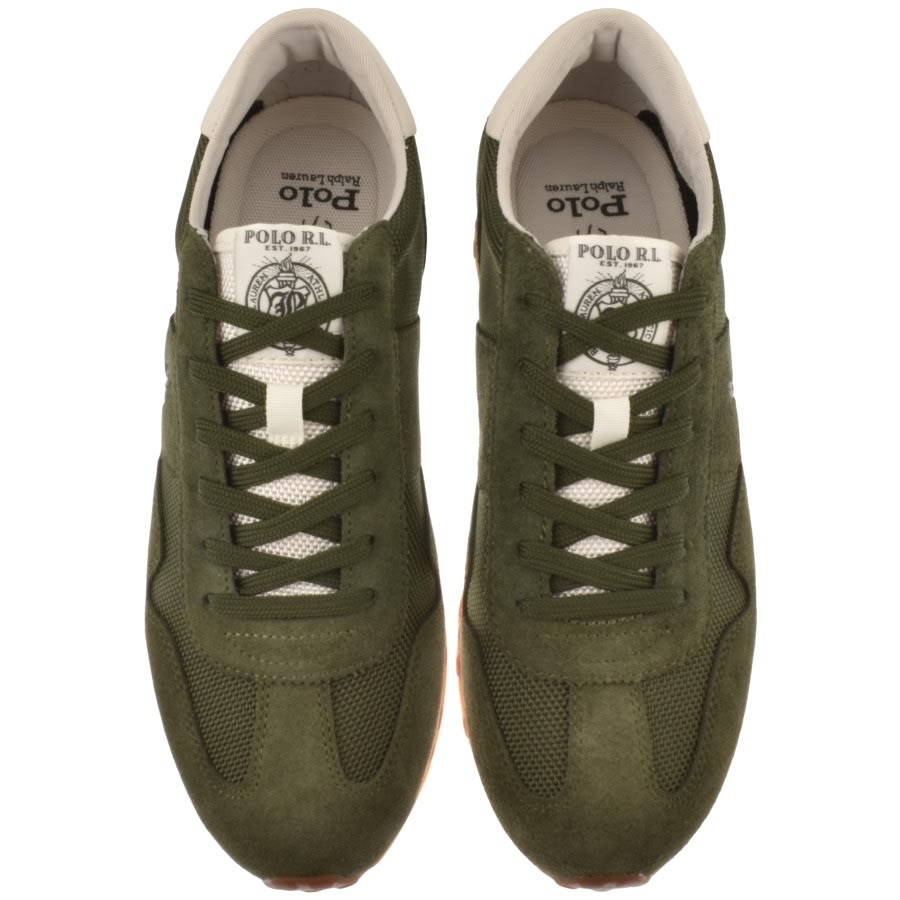 Alternative Image for ProductRalph Lauren Train 85 Trainers Khaki3