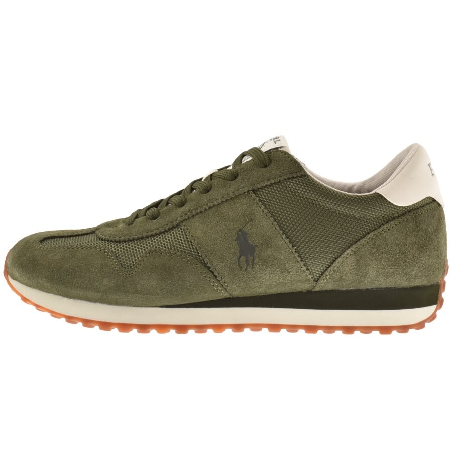 Alternative Image for ProductRalph Lauren Train 85 Trainers Khaki1