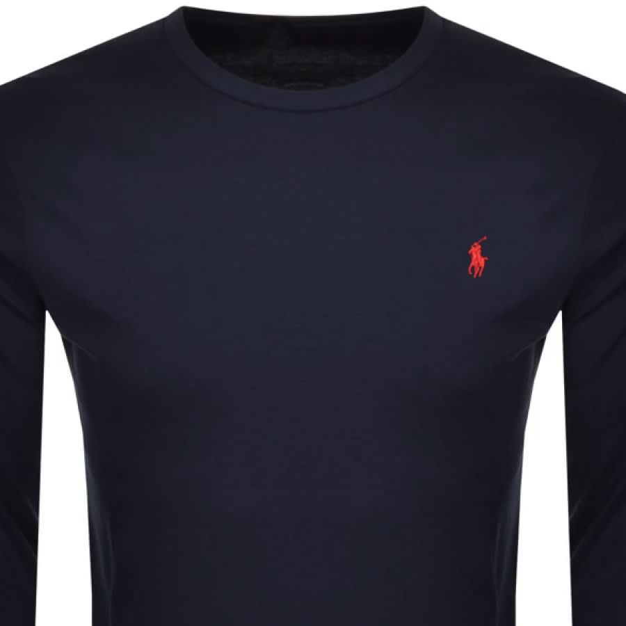 Alternative Image for ProductRalph Lauren Long Sleeved T Shirt Navy2