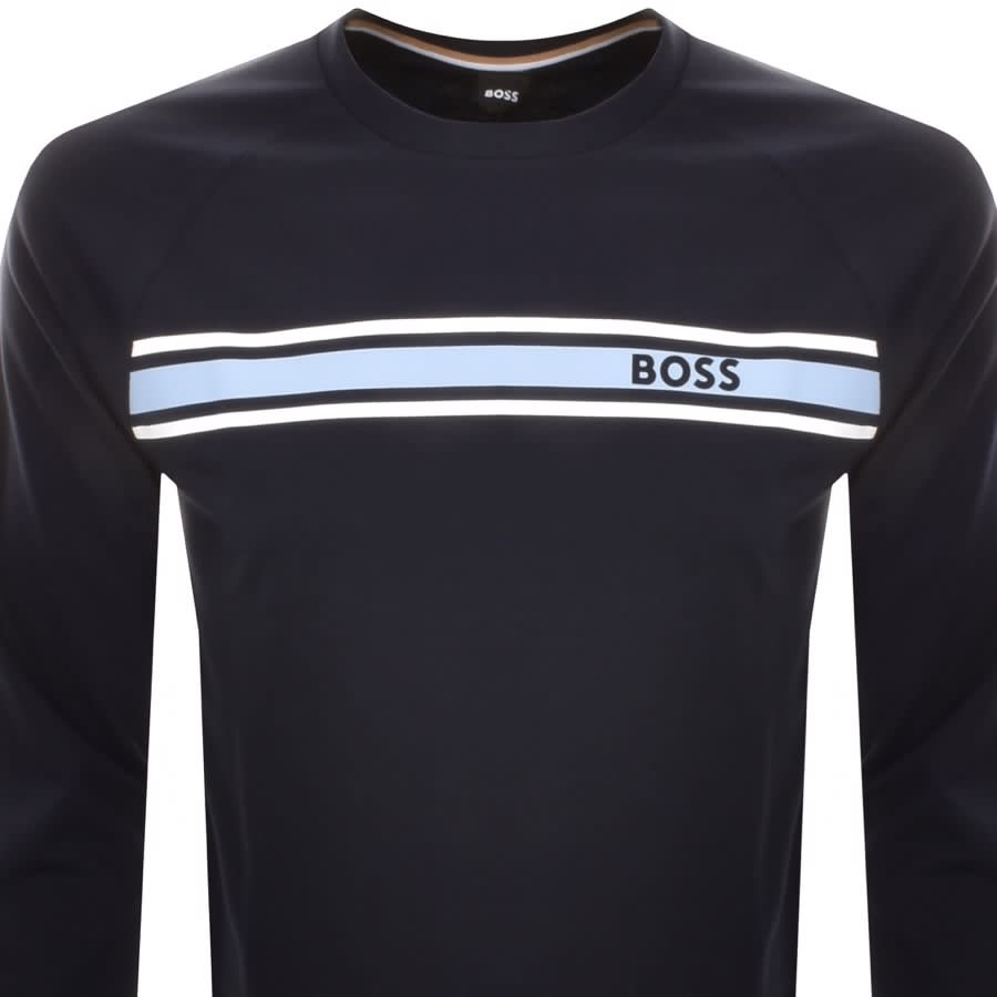 Alternative Image for ProductBOSS Bodywear Lounge Sweatshirt Navy2