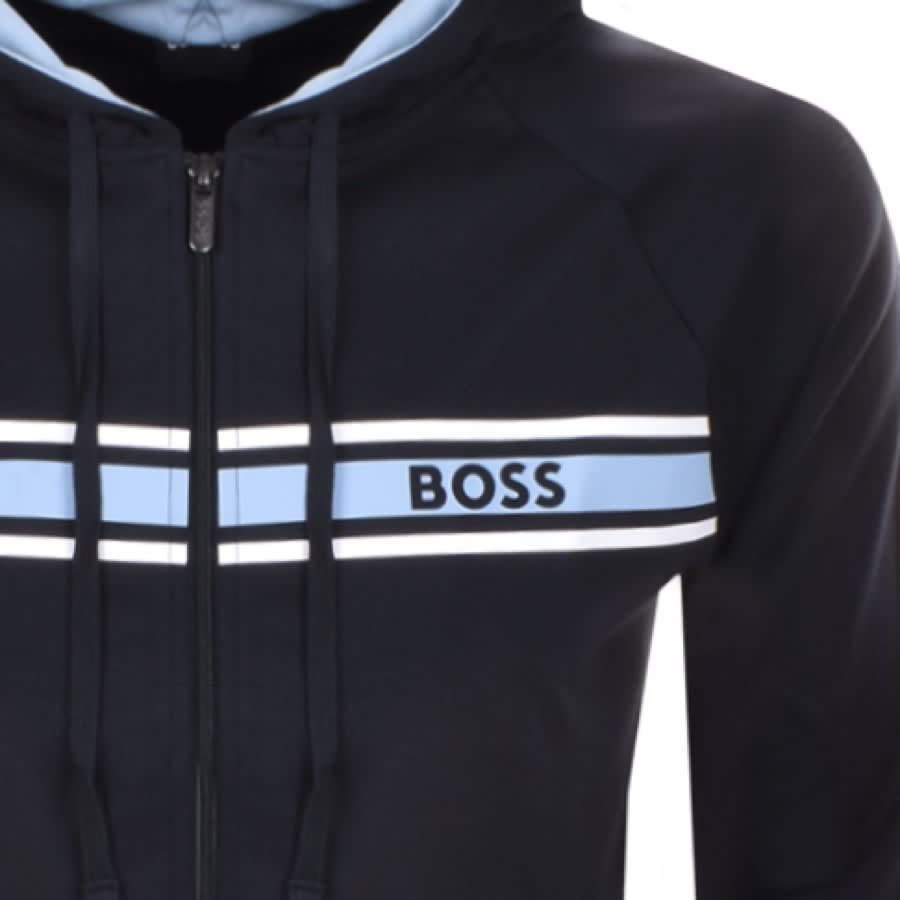 Alternative Image for ProductBOSS Bodywear Lounge Authentic Hoodie Navy3