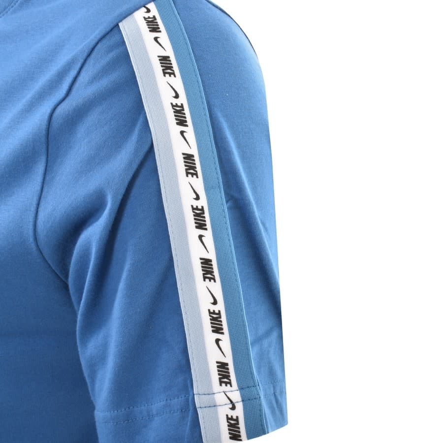 Alternative Image for ProductNike Repeat Logo T Shirt Blue3