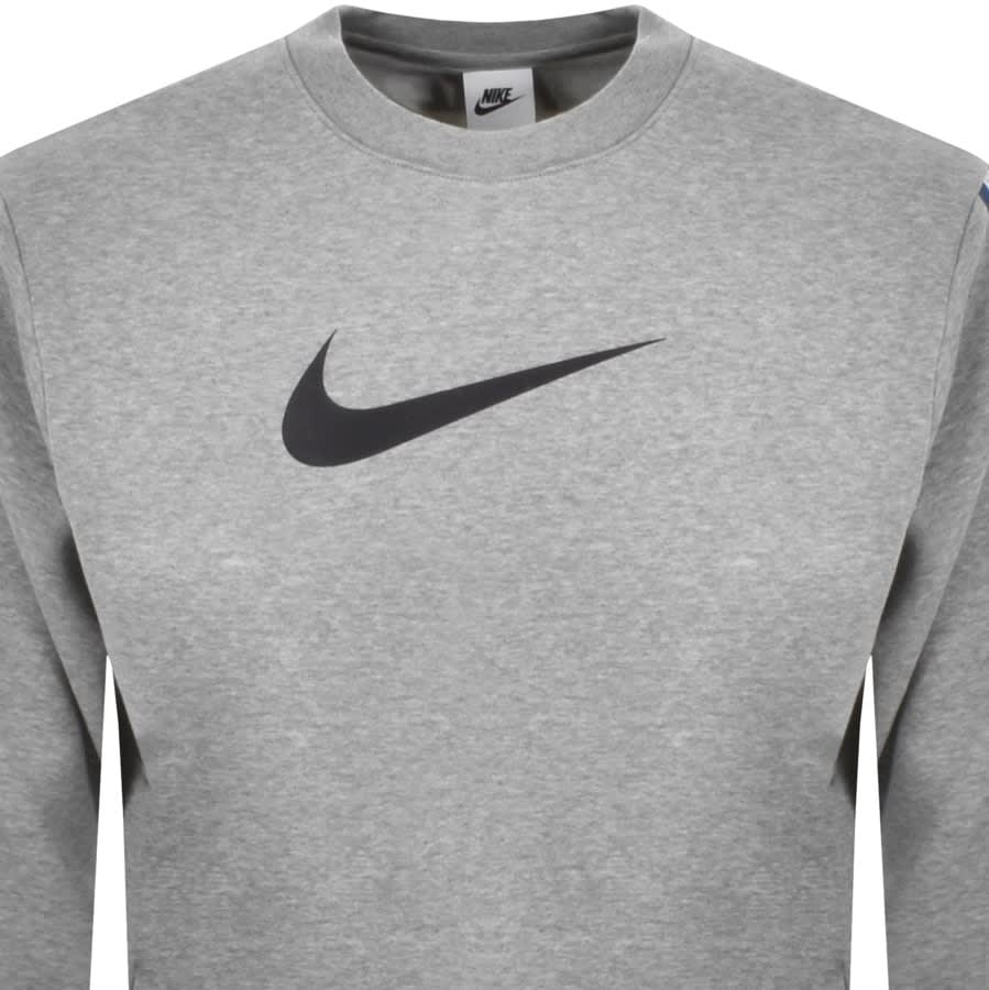 Alternative Image for ProductNike Crew Neck Repeat Sweatshirt Grey2