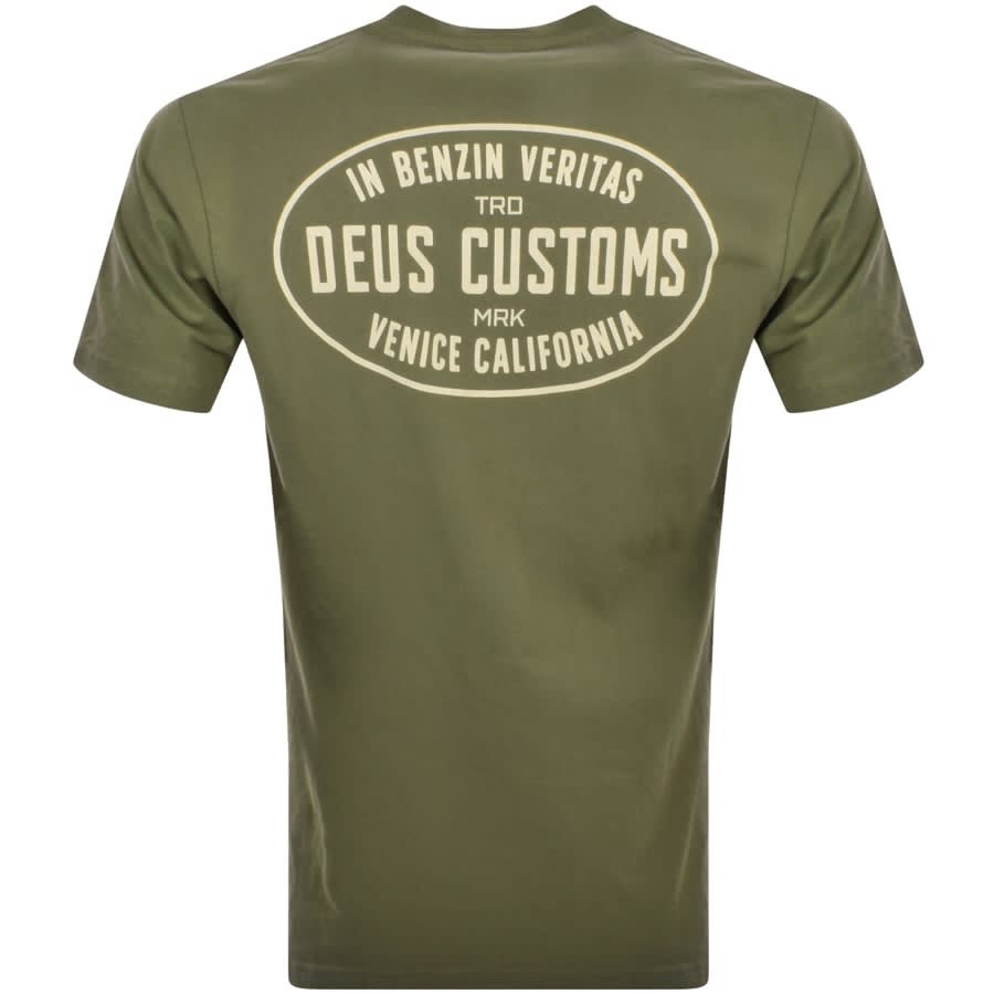 Alternative Image for ProductDeus Ex Machina Logo T Shirt Green3