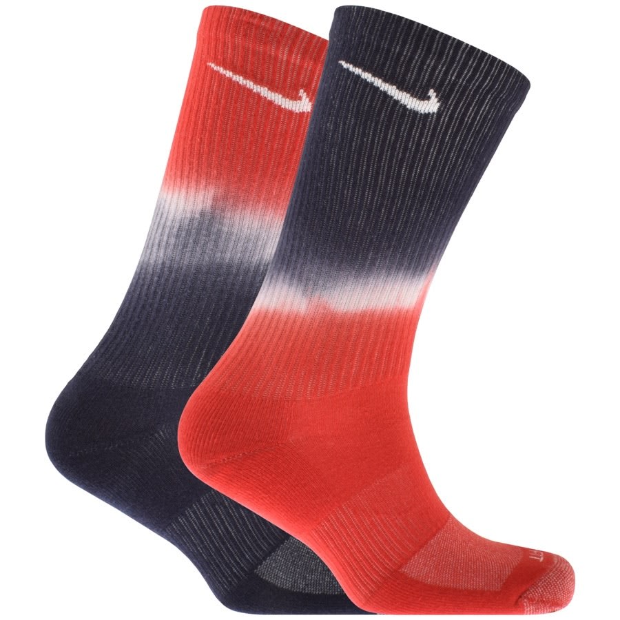 Alternative Image for ProductNike Two Pack Dri Fit Socks Red1