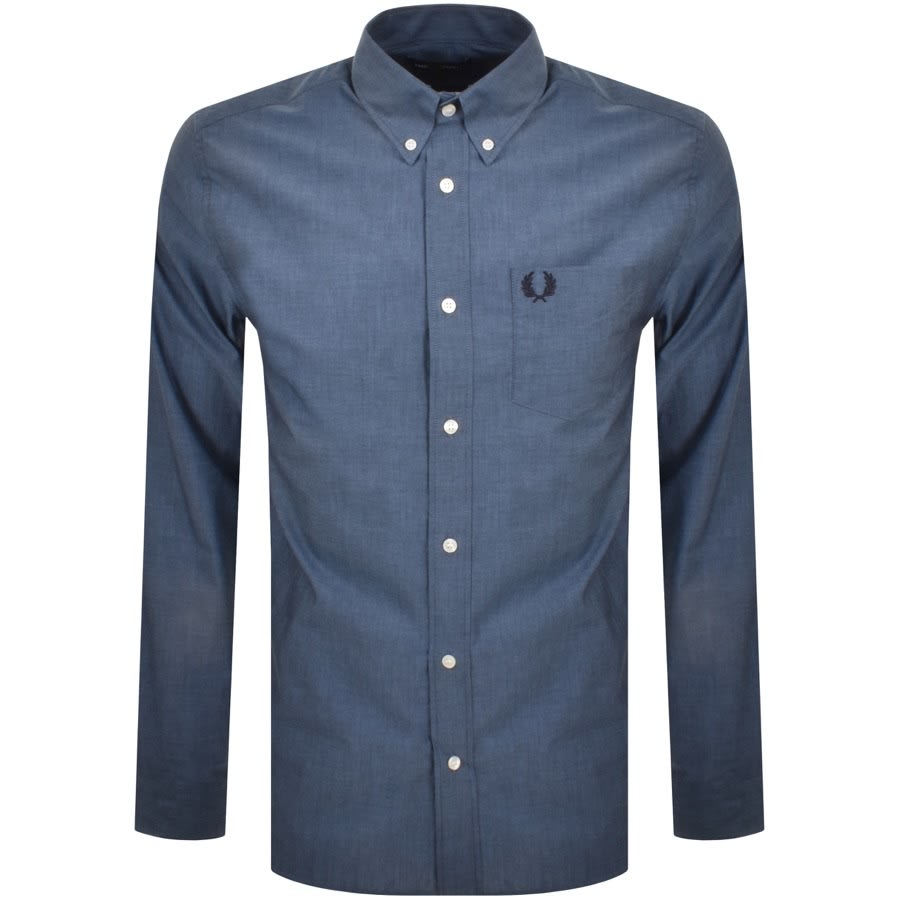 Alternative Image for ProductFred Perry Long Sleeve Shirt Navy1
