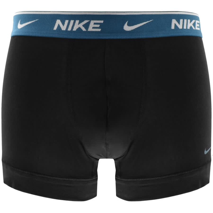 Alternative Image for ProductNike Logo 3 Pack Boxer Trunks Black2