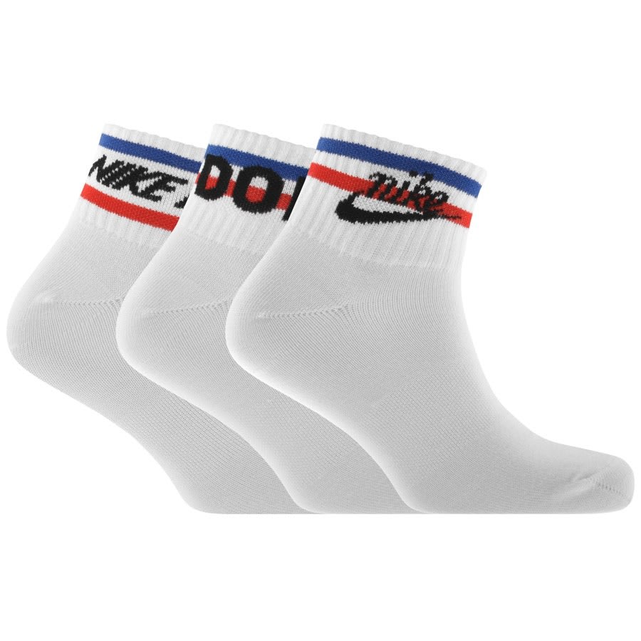 Alternative Image for ProductNike Three Pack Socks White1