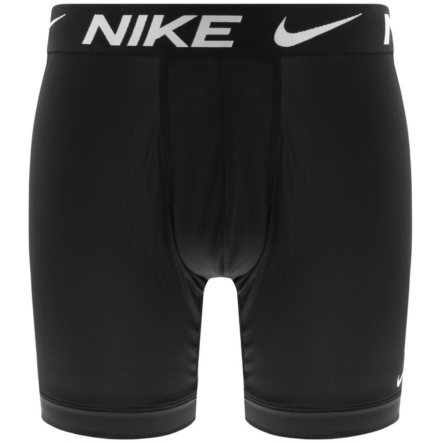 Alternative Image for ProductNike Logo 3 Pack Long Boxer Shorts Black2