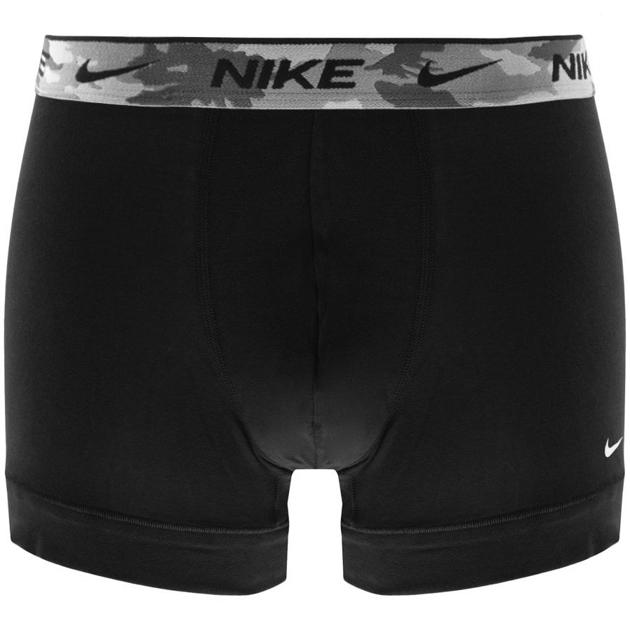 Alternative Image for ProductNike Logo 3 Pack Boxer Trunks Black3
