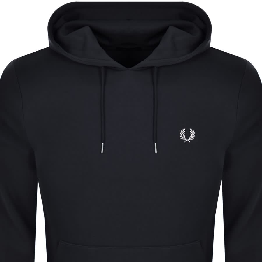 Alternative Image for ProductFred Perry Tipped Logo Hoodie Navy2