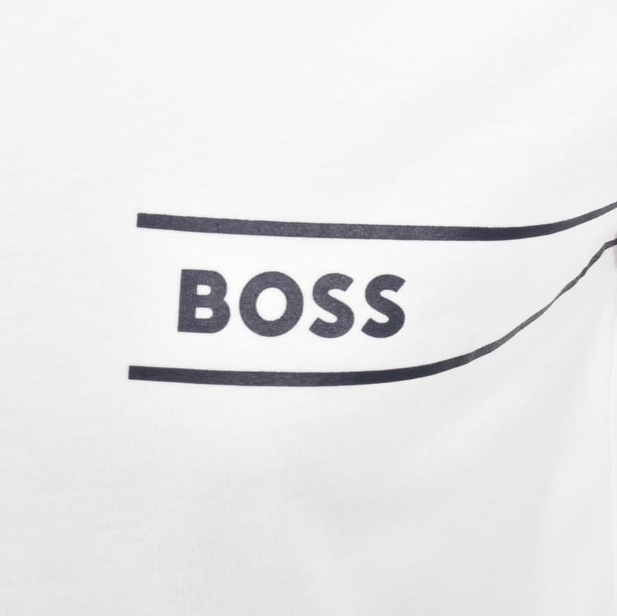 Alternative Image for ProductBOSS Short Sleeve Crew Neck T Shirt White3