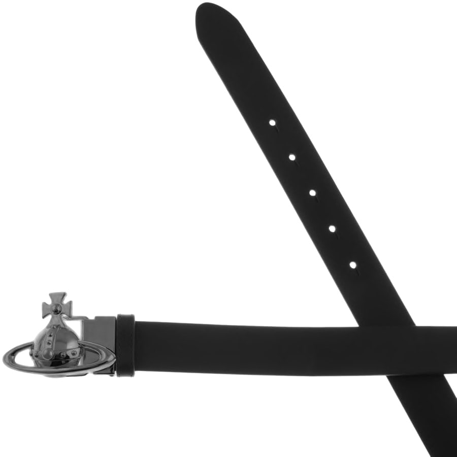 Alternative Image for ProductVivienne Westwood Orb Buckle Leather Belt Black2