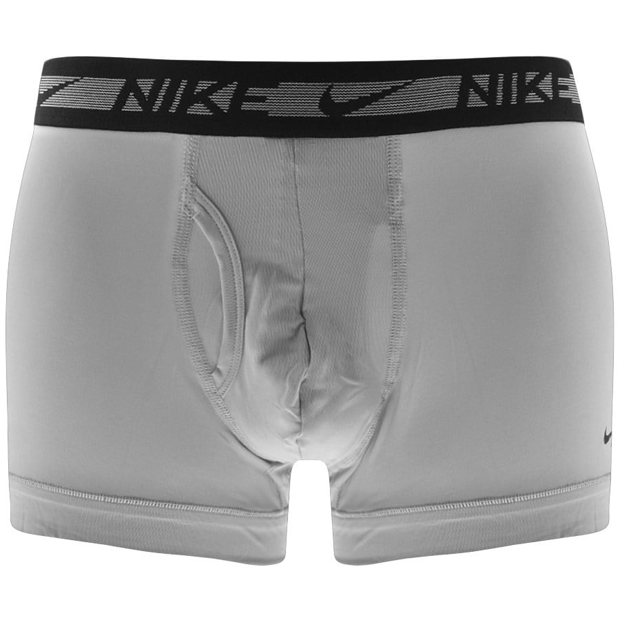 Alternative Image for ProductNike Logo 3 Pack Boxer Trunks Black2