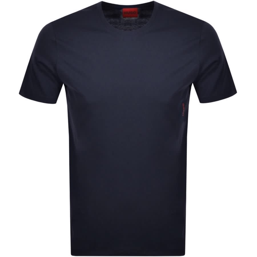 Alternative Image for ProductHUGO Double Pack Crew Neck T Shirt Navy2