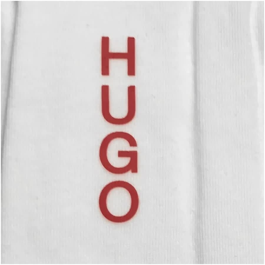 Alternative Image for ProductHUGO Double Pack Crew Neck T Shirt White3